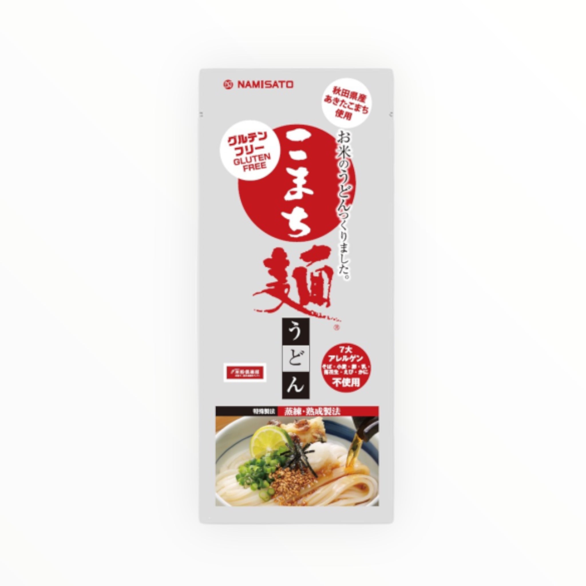 Namisato Gluten-Free Rice Udon Made with Akita Komachi Rice 200g