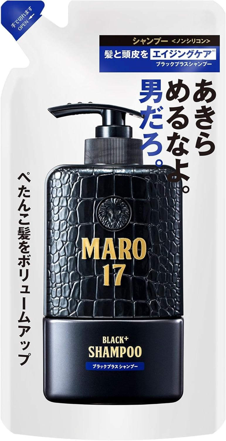 MARO17 Black Plus Shampoo Refill Gentle Mint 300ml