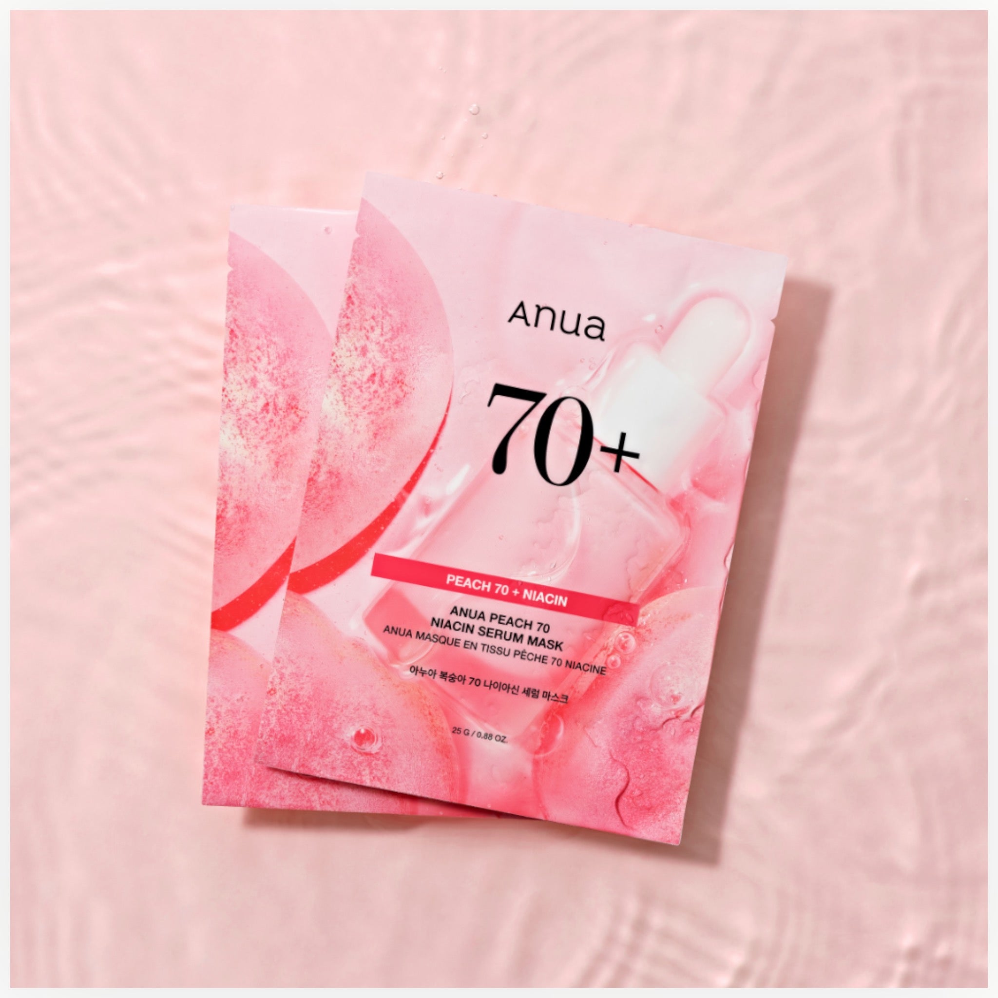 Anua Peach 70% Niacin Serum Mask (10 Sheets)