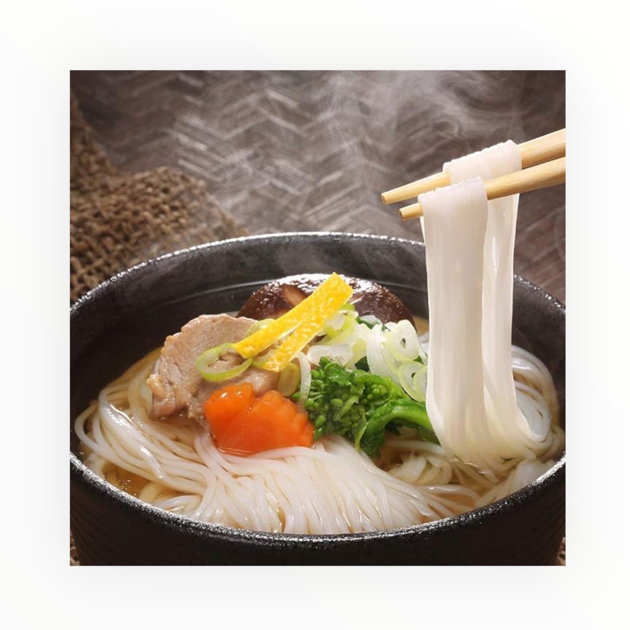 Namisato Gluten-Free Rice Udon Made with Akita Komachi Rice 200g