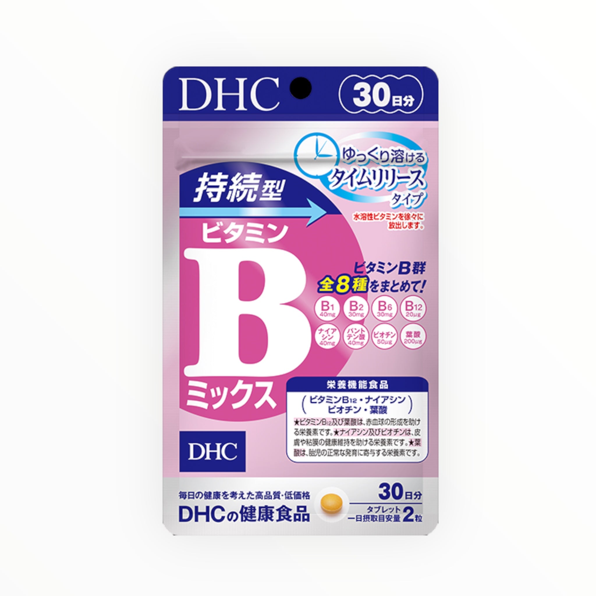 DHC Sustained Release Vitamin B Mix 30 Days Supply