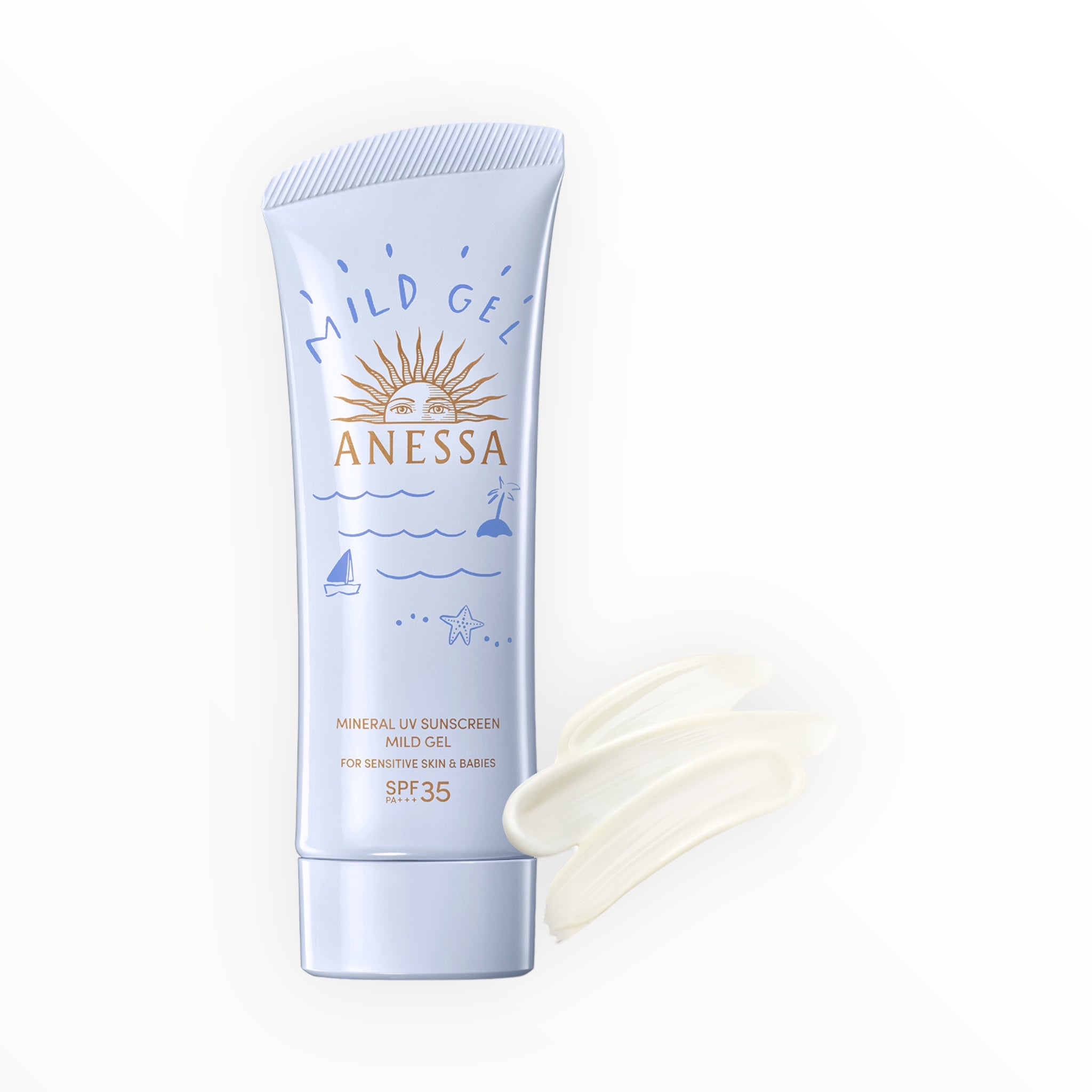 Shiseido Anessa Mineral UV Mild Gel SPF35 ・ PA+++ 90g