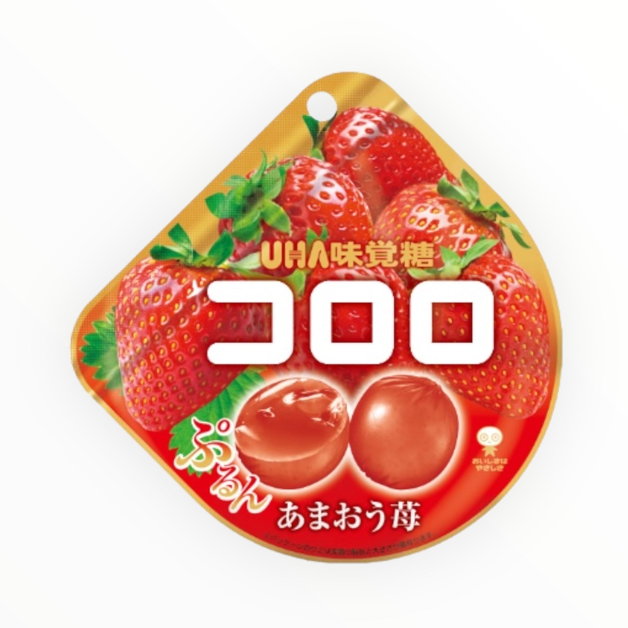 UHA Mikakuto Kororo Amaou Strawberry 40g