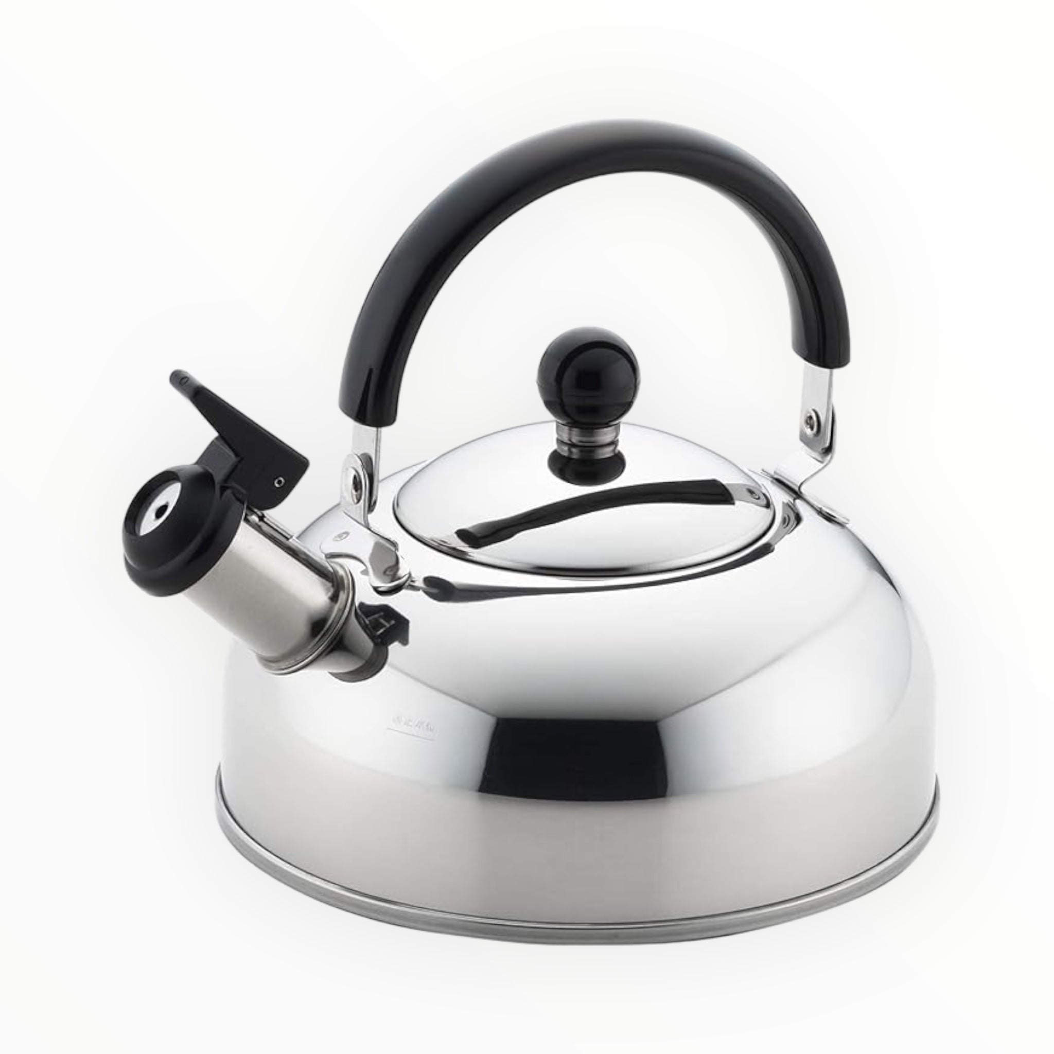 Yoshikawa Japanese-made Whistling Kettle 1.4L NEW Prerl Silver