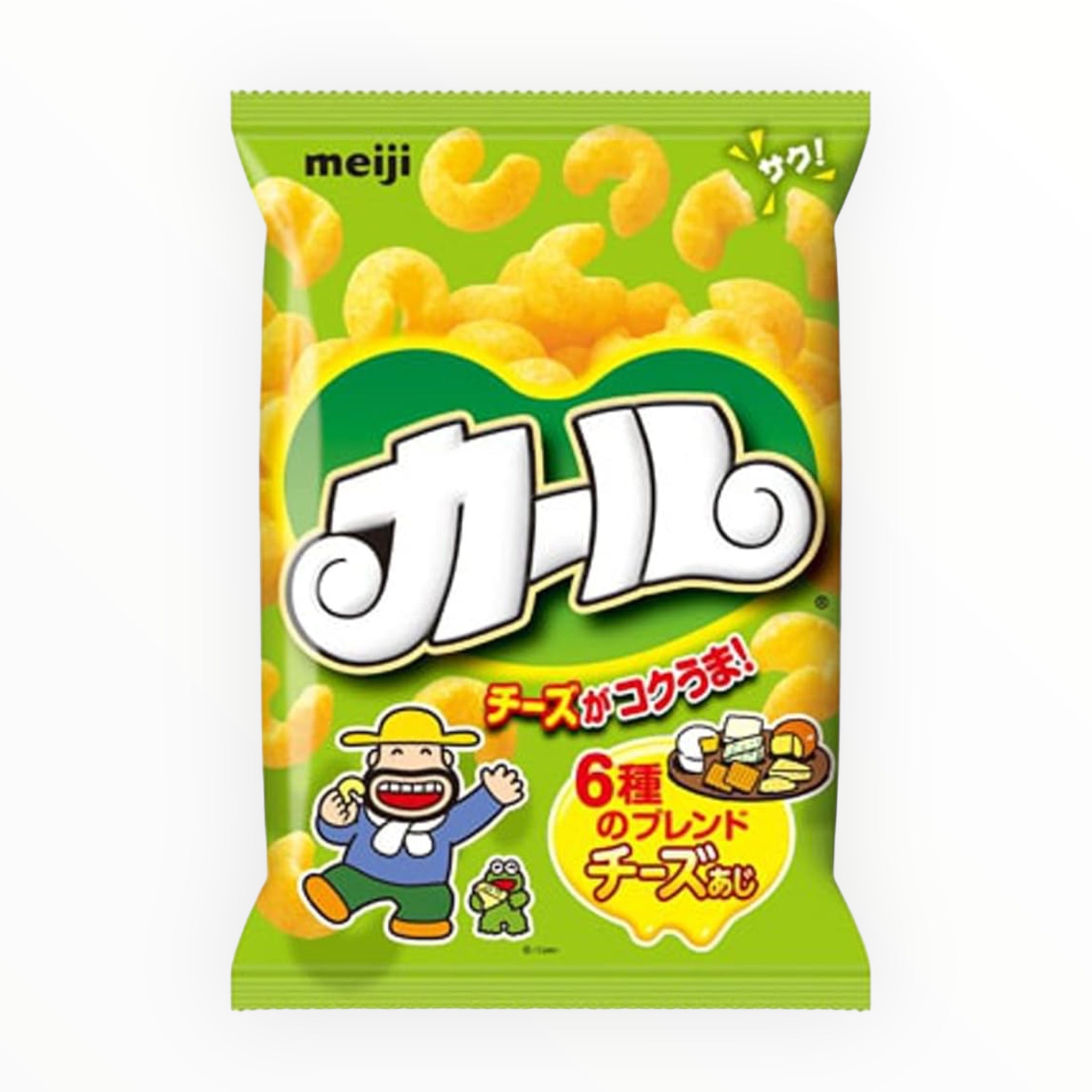 Meiji Karl Cheese Curls Corn Puff Snack 64g