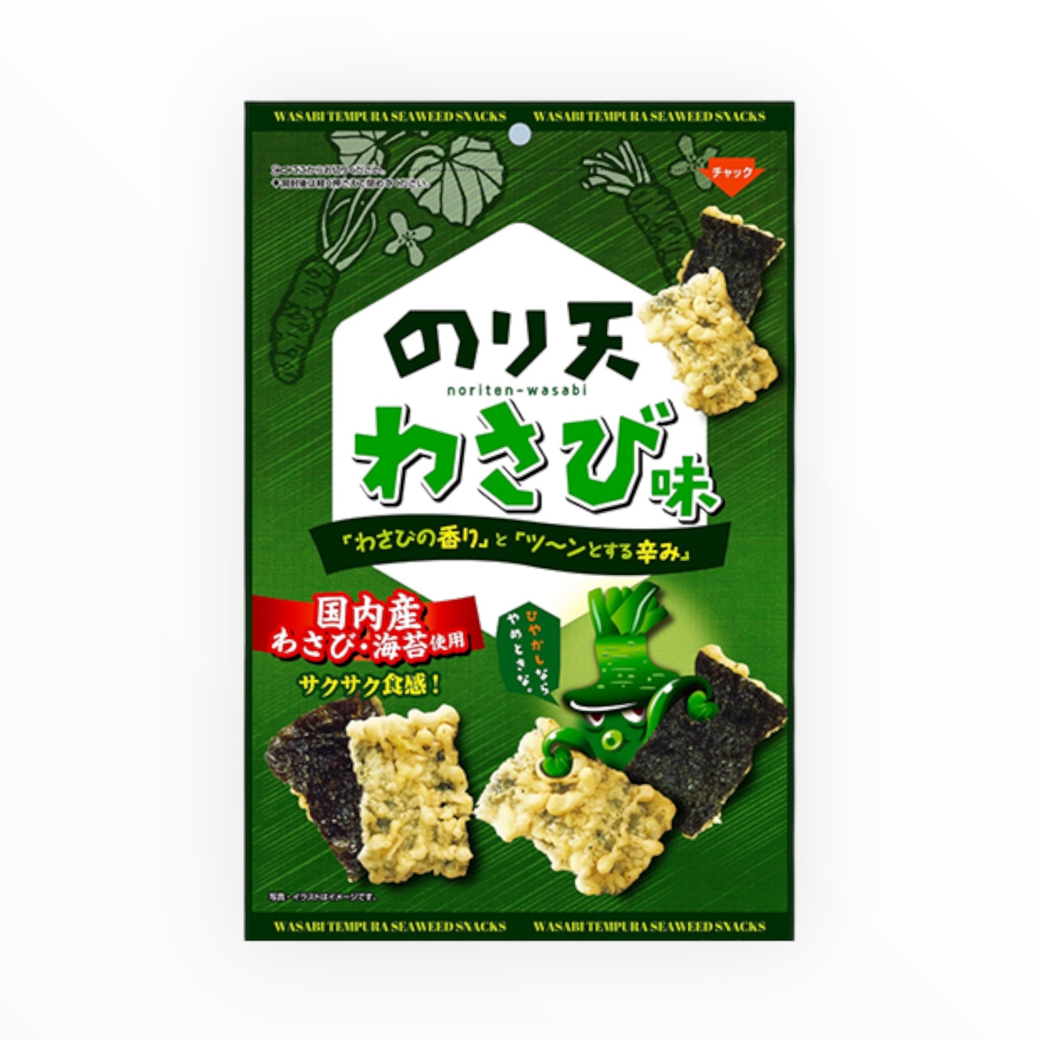 Daiko Wasabi-kun Noriten Wasabi Flavor 70g