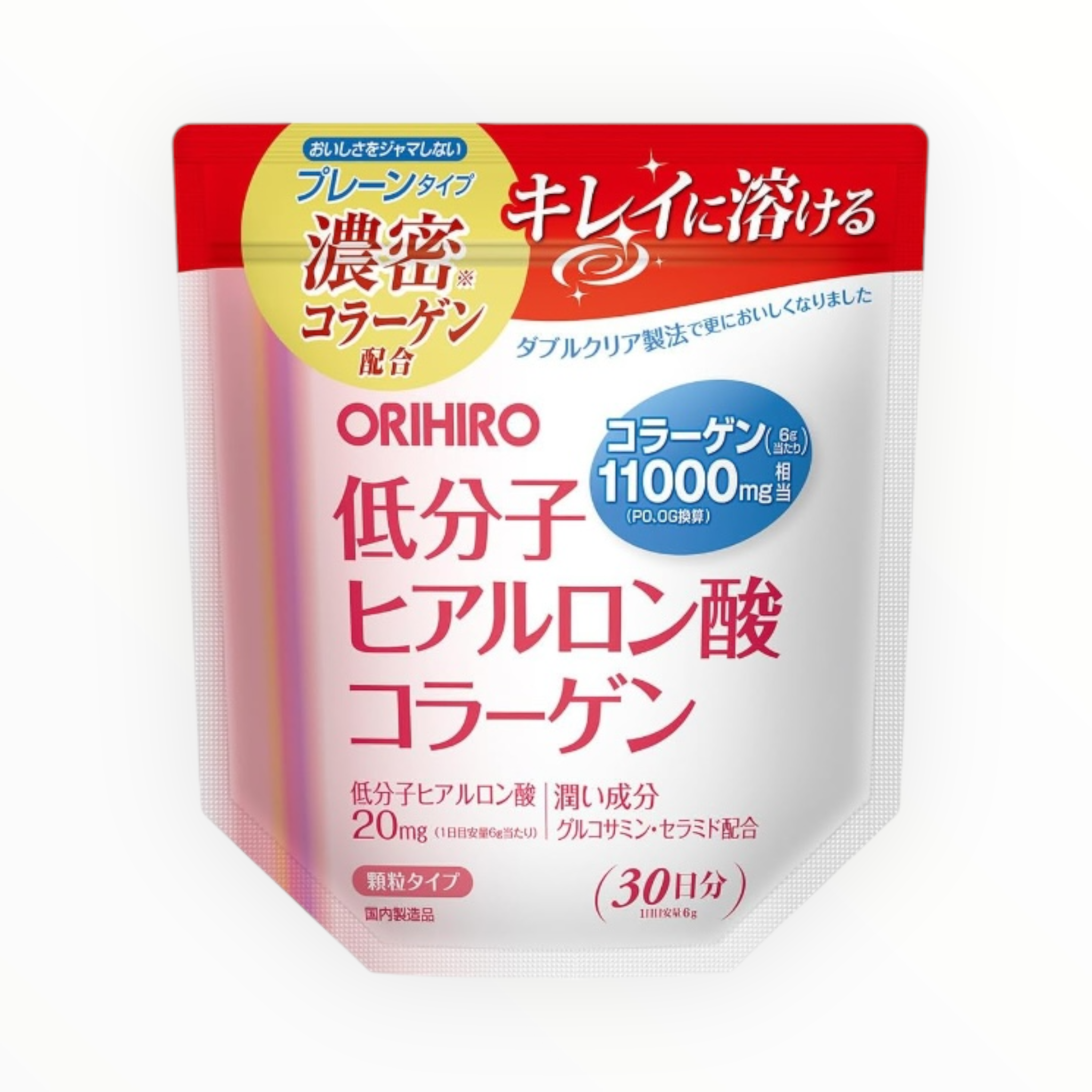 Orihiro Low Molecular Weight Hyaluronic Acid Collagen 180g