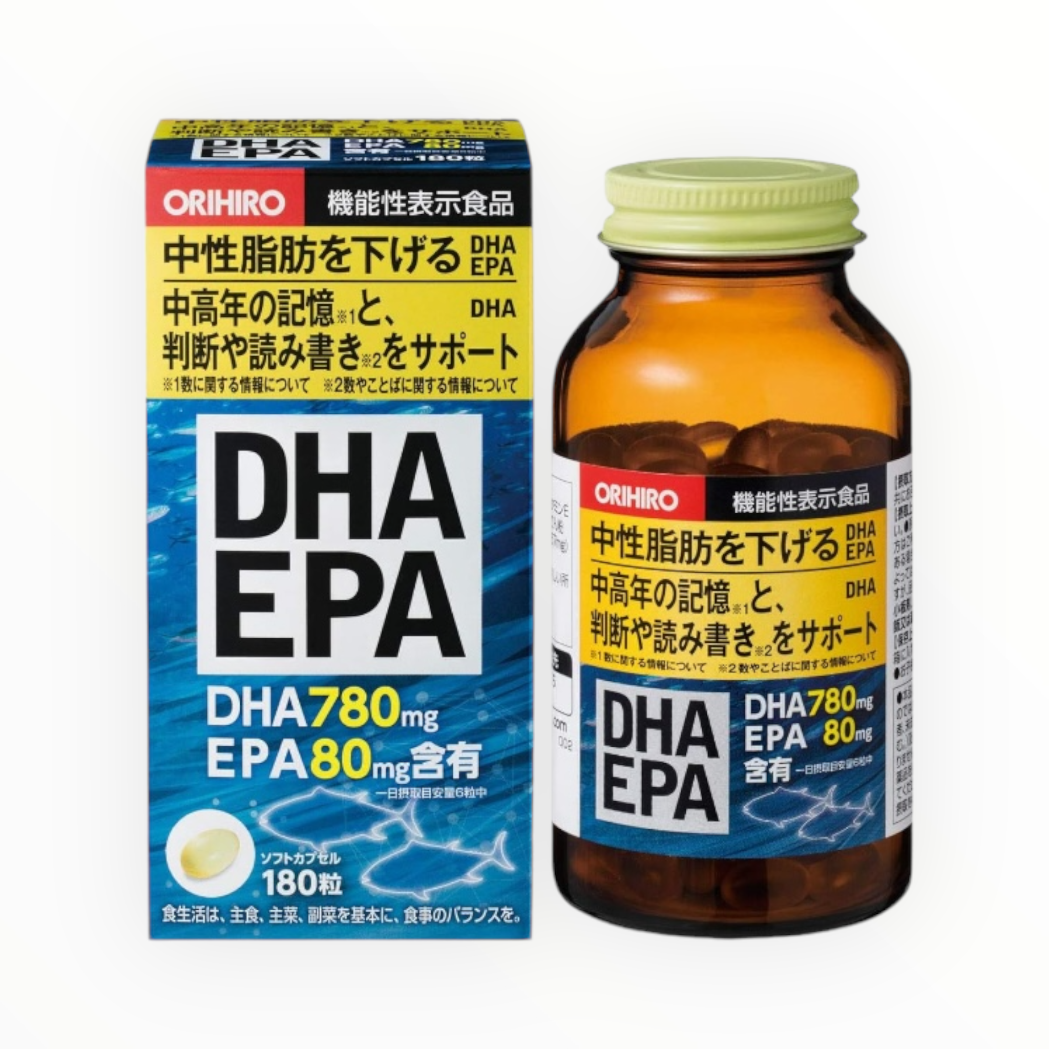 ORIHIRO DHA・EPA 180 Capsules