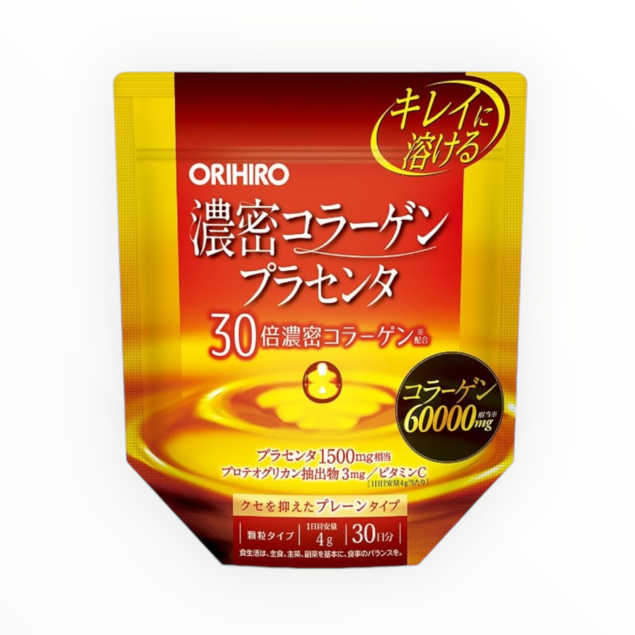 ORIHIRO Dense Collagen Placenta Powder 120g (30-Day Supply)