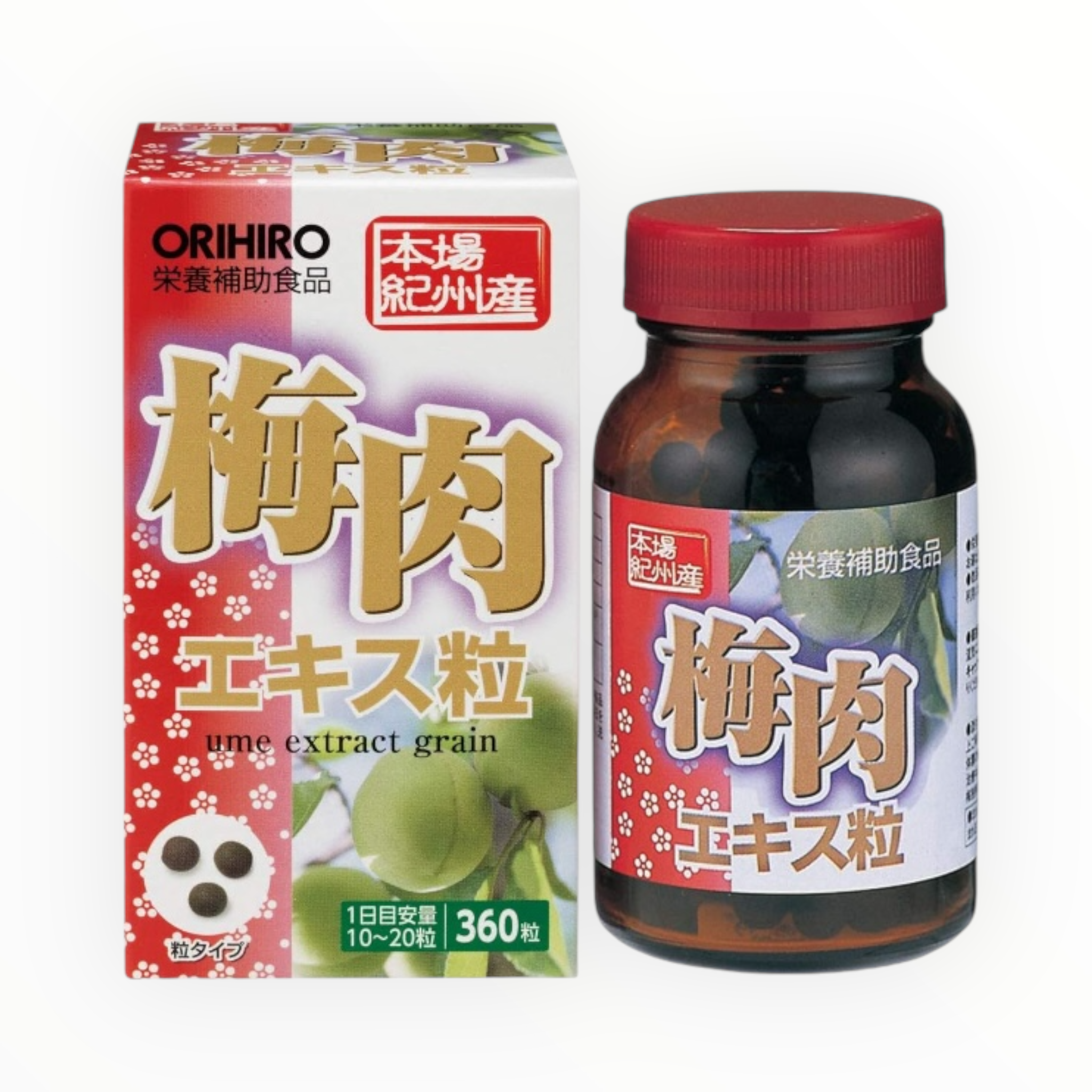 ORIHIRO Ume (Plum) Extract Tablets 360 Tablets