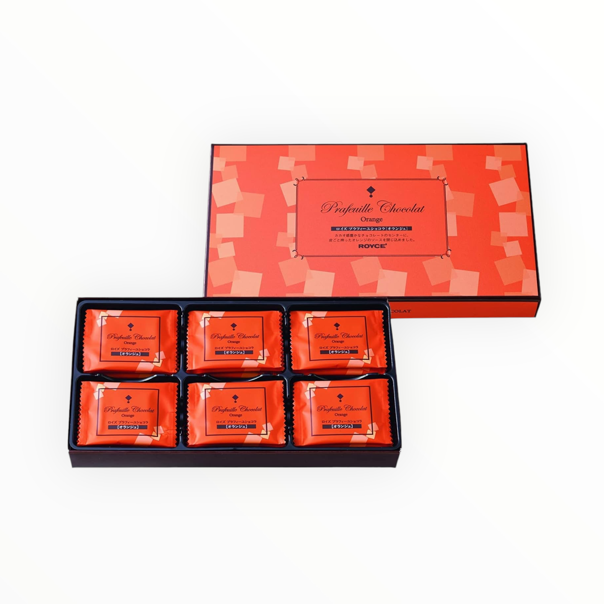 ROYCE’ Prafeuille Chocolat Orange 30 Pieces