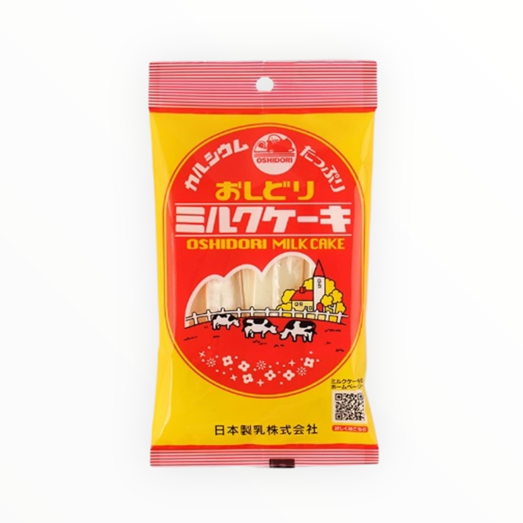 Nihonseiryu Oshidori Milk Cake - Milk Flavor 8 Pieces x 10 Bags