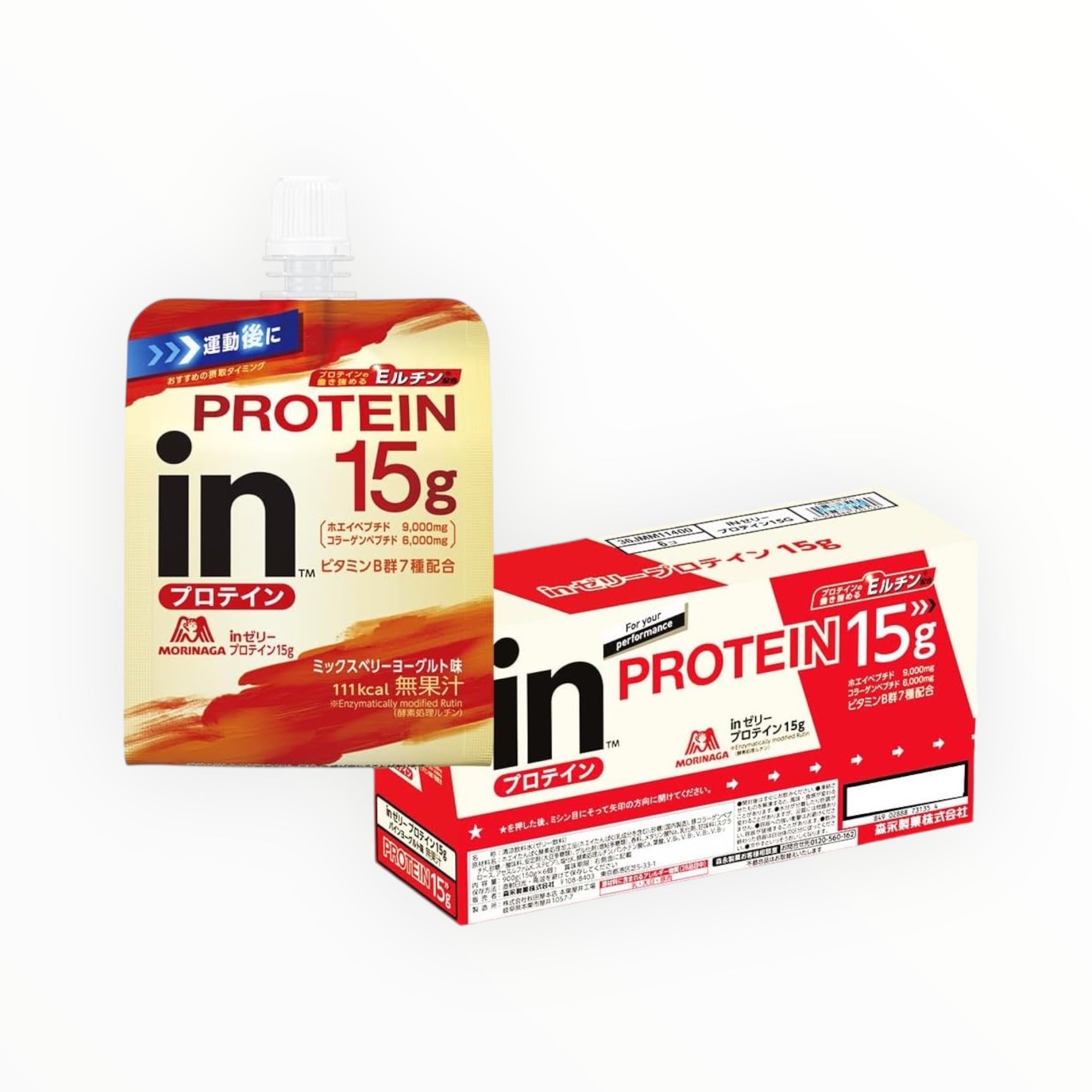 Morinaga in Jelly Protein 15g 150g × 6 Pieces