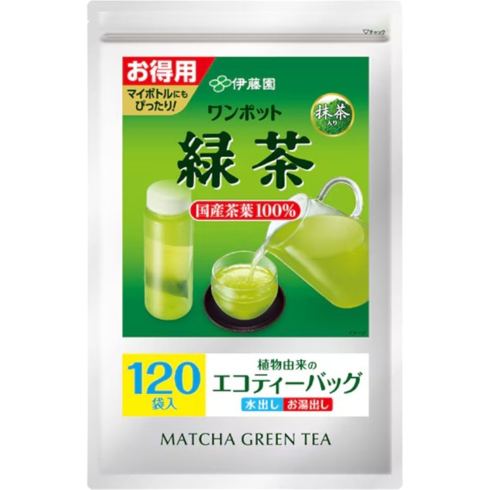 Ito En One Pot Matcha Green Tea Bags 2.5g × 120 Bags