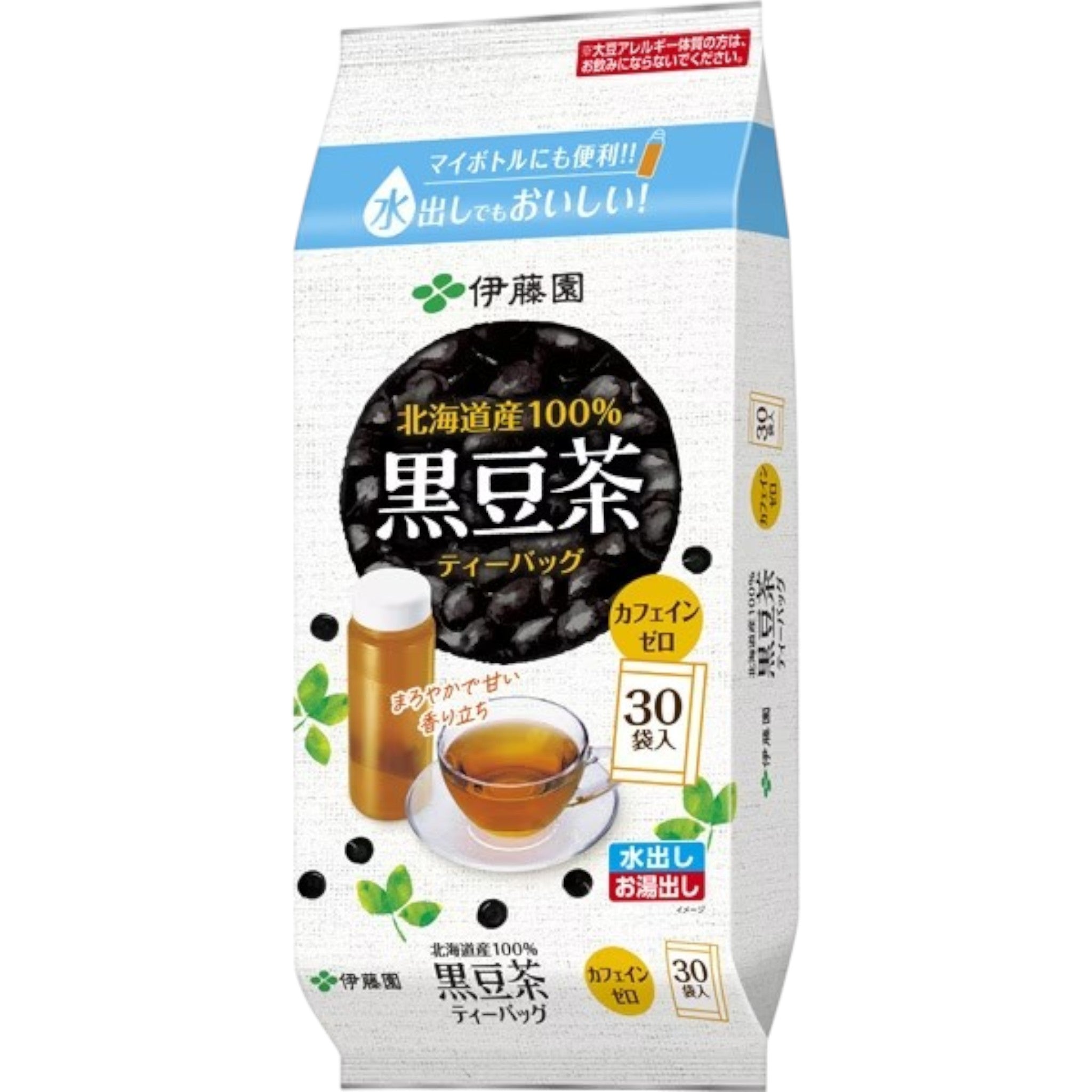 Ito En Black Soybean Tea Bags 3.8g 30 Packs (100% Hokkaido)