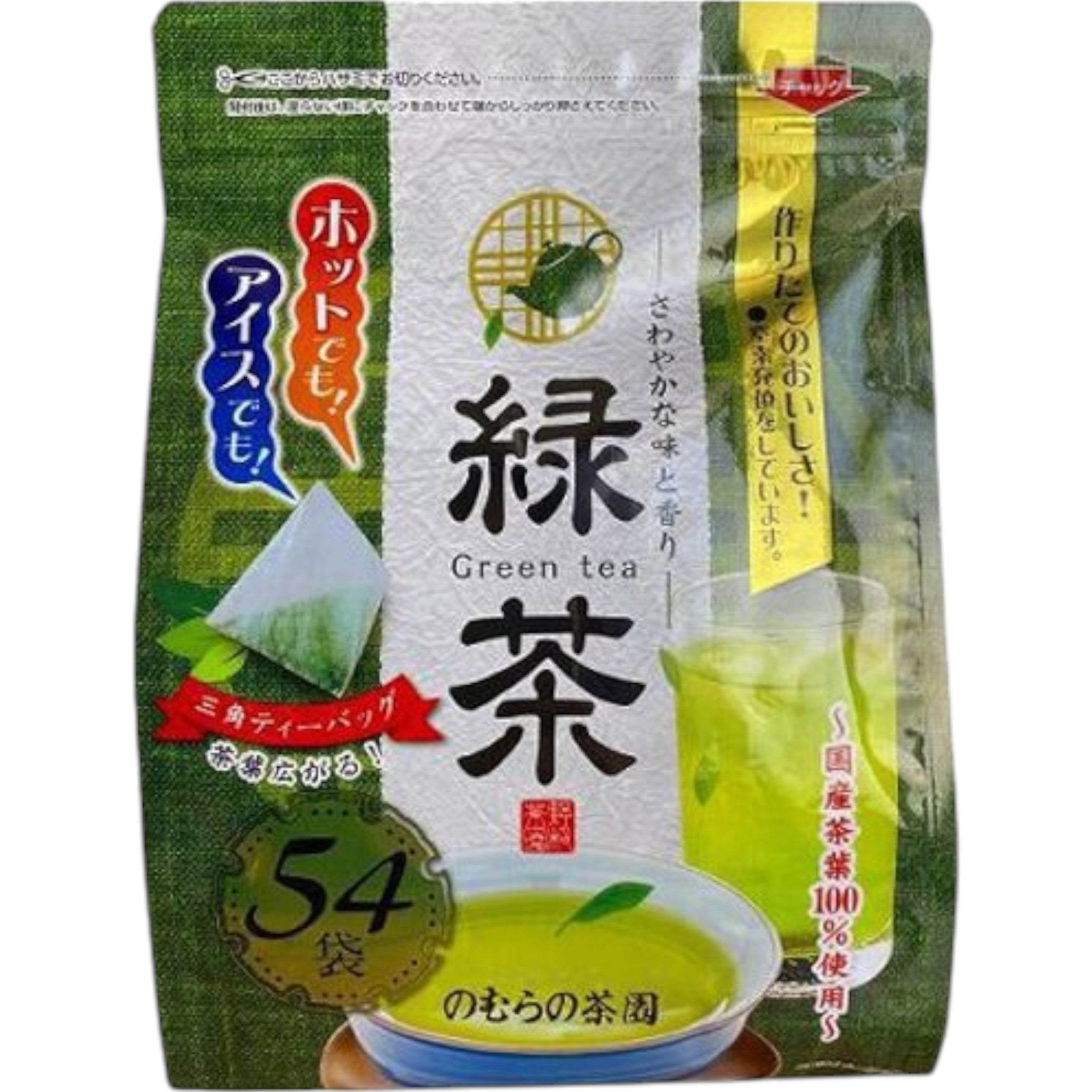 Nomurano Chaen Green Tea Triangle Tea Bags 3g × 54 Packs