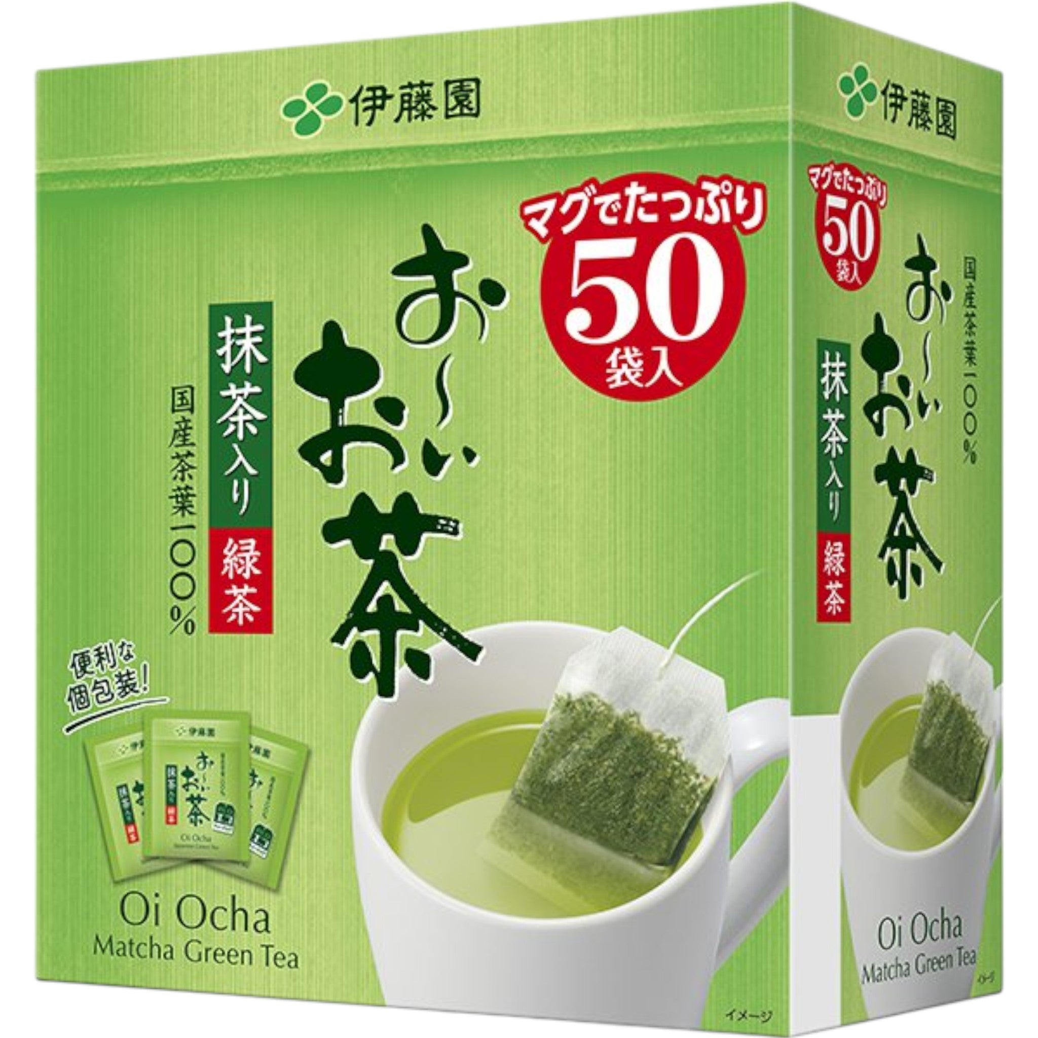 Ito En Oi Ocha Green Tea with Matcha Eco Tea Bags 1.8g × 50 Bags