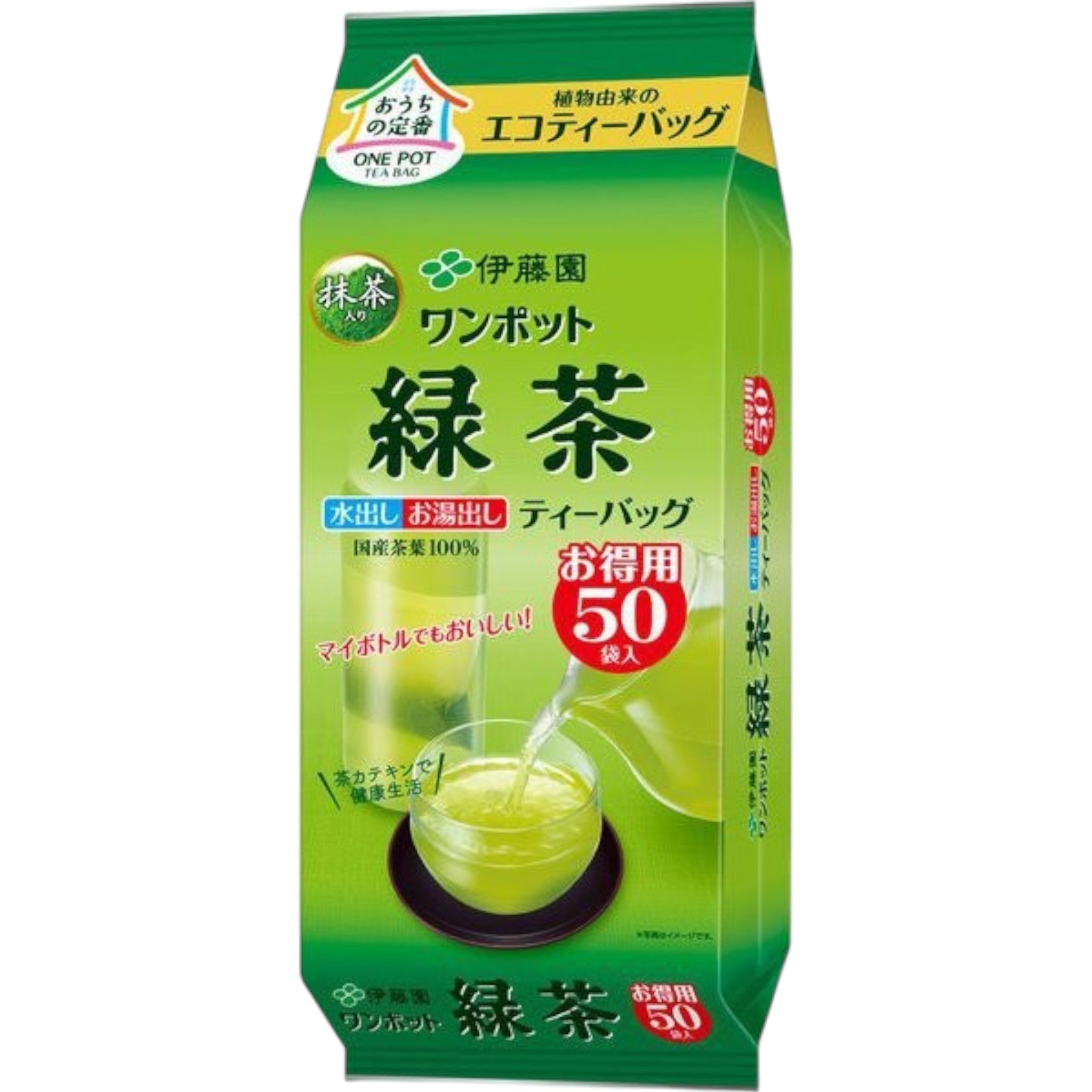 Ito En One-Pot Matcha Green Tea Eco Tea Bags 3.0g × 50 Packs