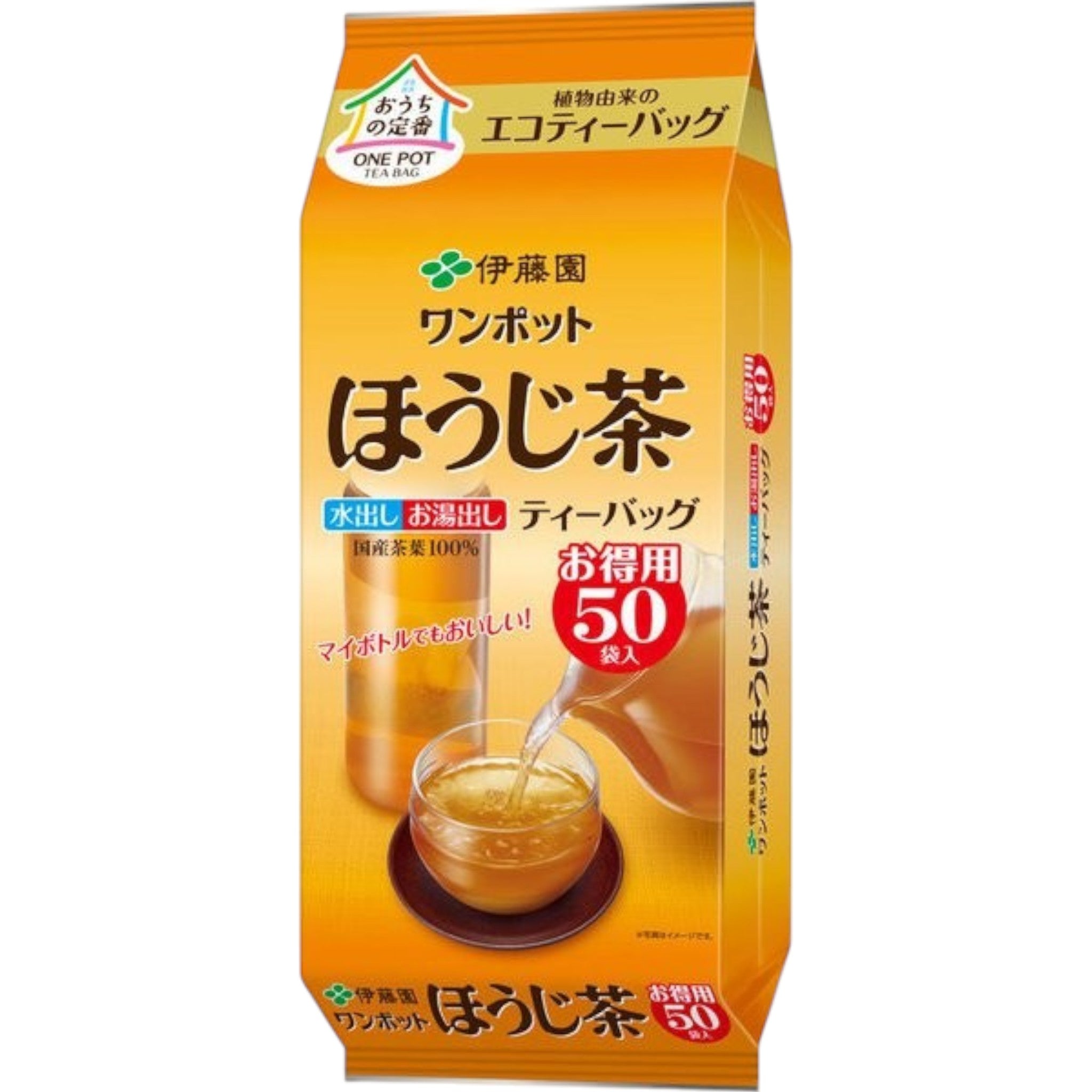 Ito En One-Pot Hojicha Eco Tea Bags 3.5g × 50 Packs