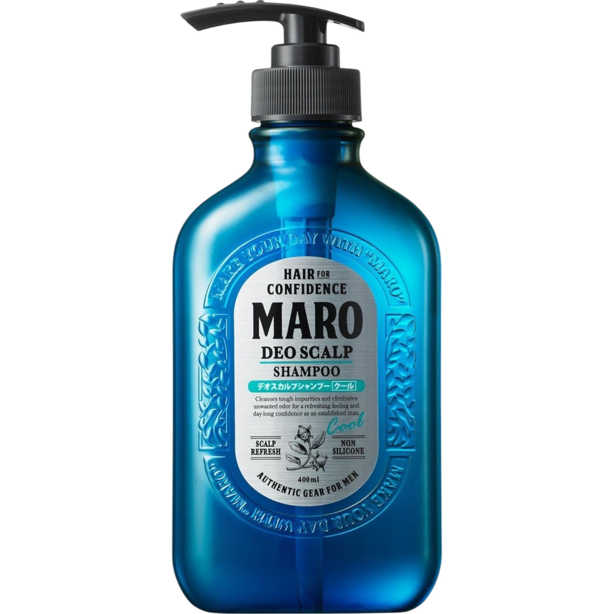 MARO Deo Scalp Shampoo Cool Green Mint 400ml for Men