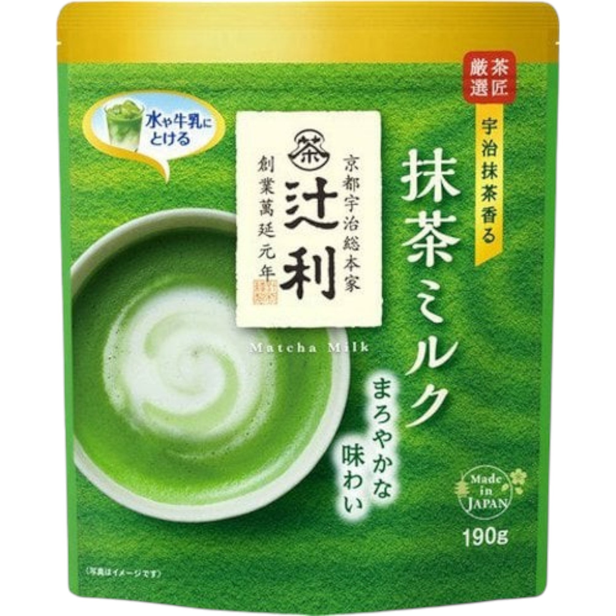 Tsujiri Matcha Milk 190g (Powdered Beverage)