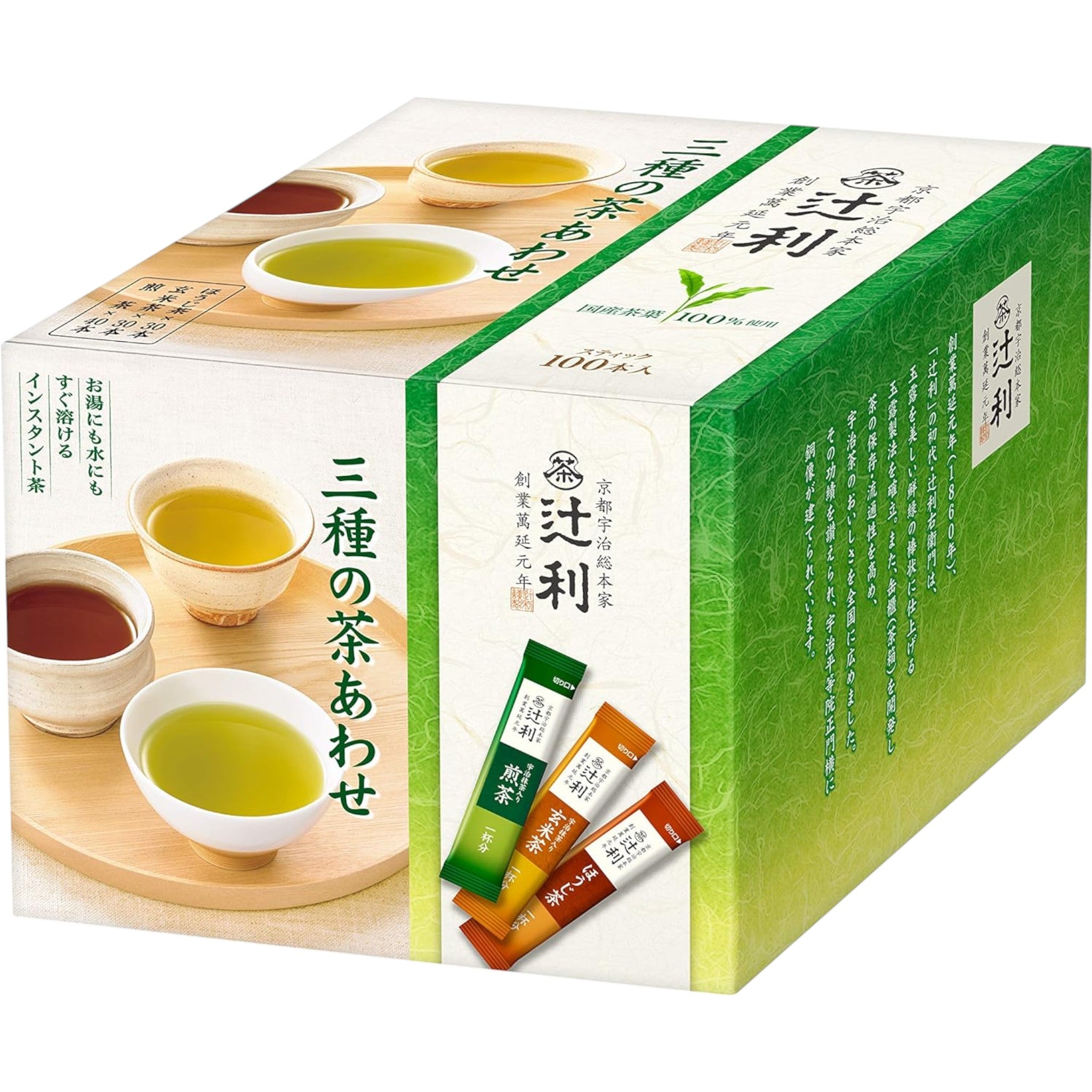 Tsujiri Instant Three Tea Blend 100P