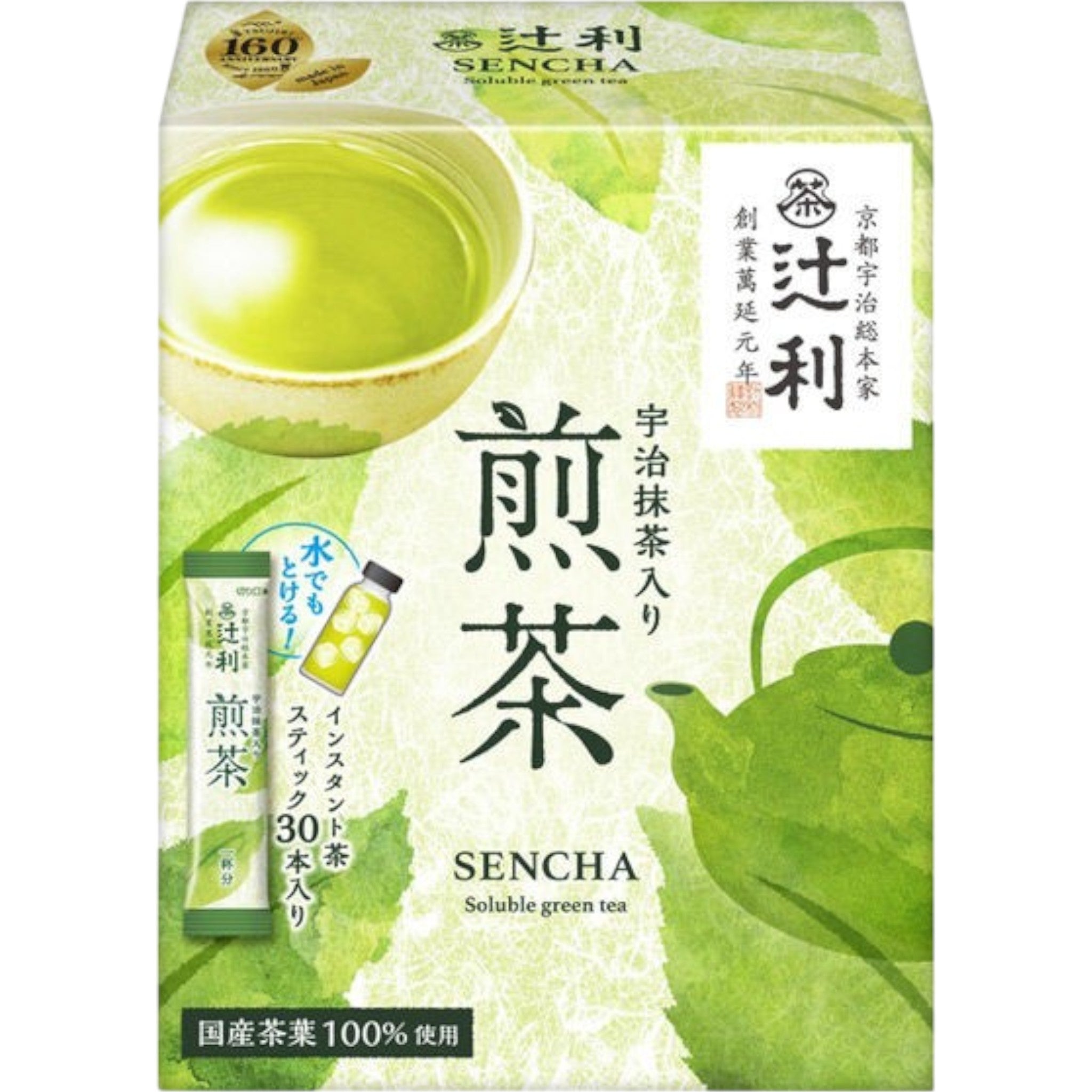 Tsujiri Uji Matcha Blended Sencha Sticks 30P