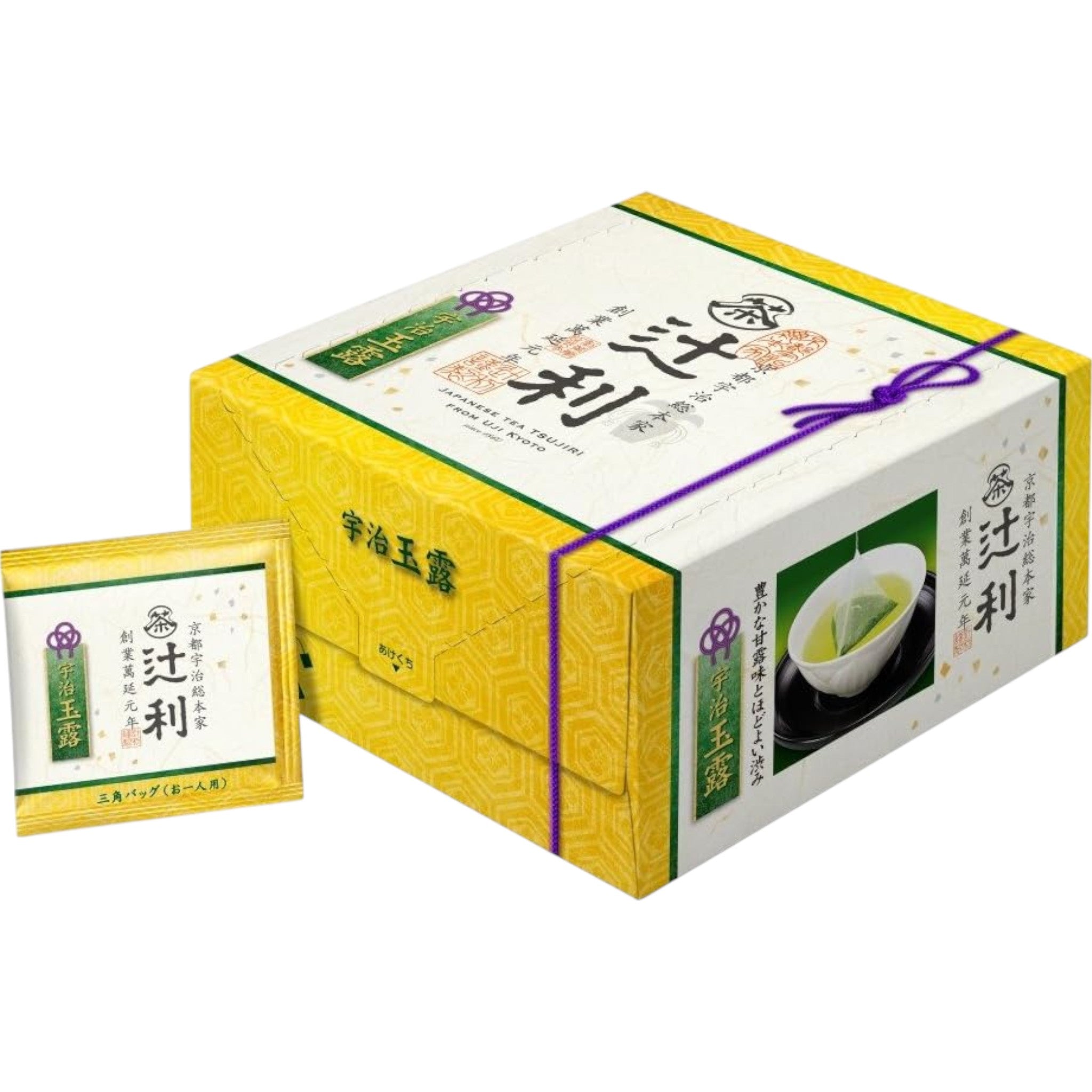 Tsujiri Uji Gyokuro Triangle Tea Bags 50P